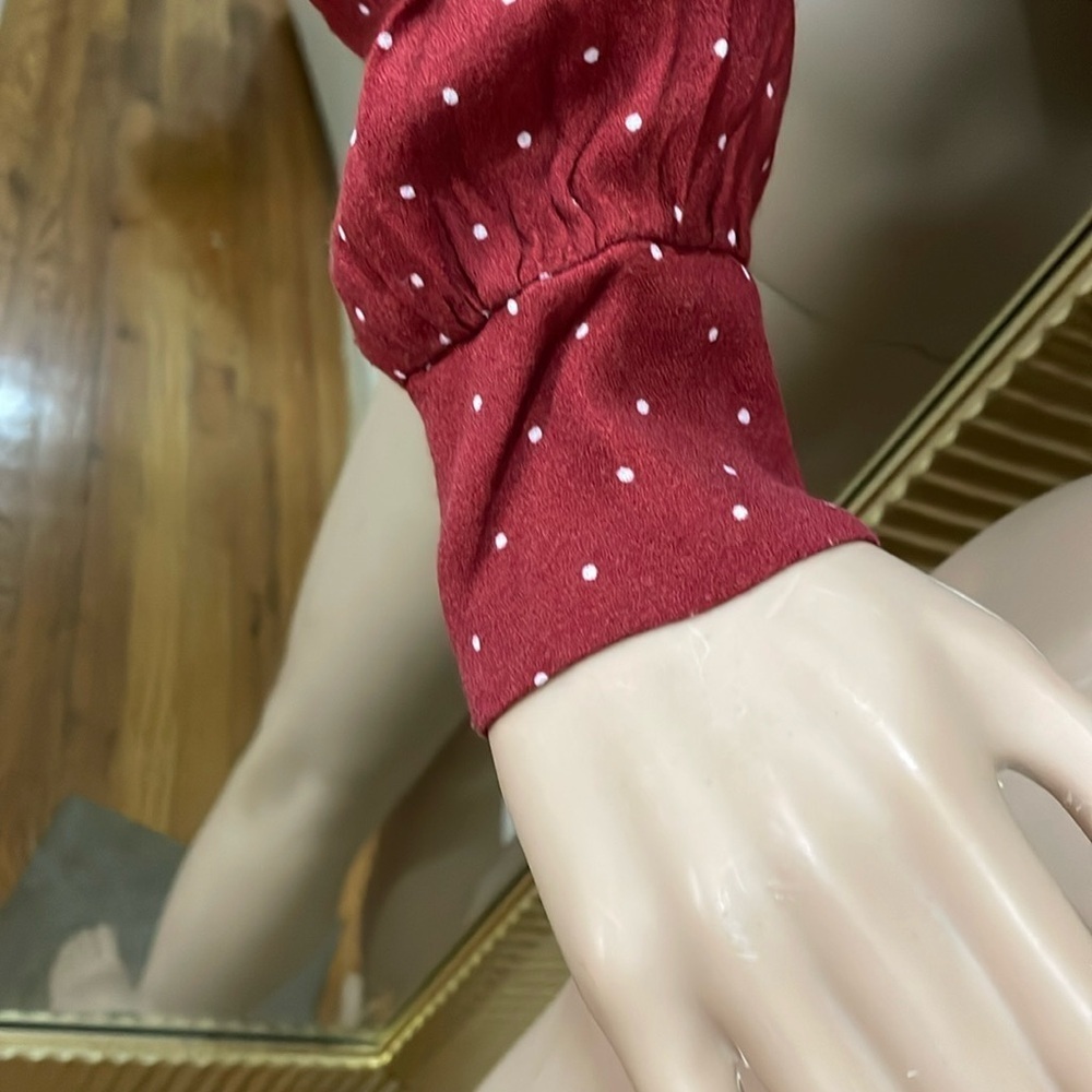 Reformation Red Polka Dot Top - Picture 11 of 14